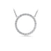 HEARTS ON FIRE 'SIGNATURE CIRCLE' 18CT WHITE GOLD  DIAMOND PENDANT LARGE (Thumbnail 1)