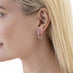 HEARTS ON FIRE 'SIGNATURE' 18CT WHITE GOLD 0.66CT SMALL OVAL DIAMOND HOOP EARRINGS (Thumbnail 2)