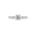 HEARTS ON FIRE 'VELA' PLATINUM SOLITAIRE DIAMOND RING (Thumbnail 1)