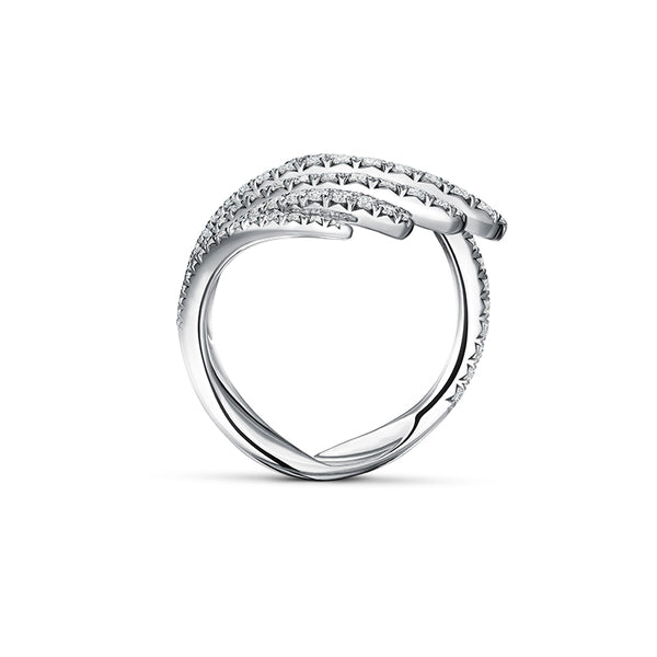 HEARTS ON FIRE 'VELA' COCKTAIL PLATINUM RING (Image 3)