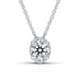 HEARTS ON FIRE 'ELLIPSE' 18CT WHITE GOLD DIAMOND PENDANT (Thumbnail 1)