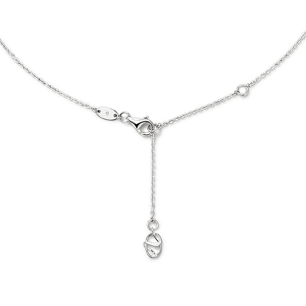 HEARTS ON FIRE VELA 18CT WHITE GOLD FRENCH CUT PAVE DIAMOND NECKLACE (Image 2)