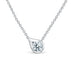 HEARTS ON FIRE 'LU' 18CT WHITE GOLD DROPLET PENDANT (Thumbnail 1)