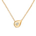 HEARTS ON FIRE  'LU' 18CT YELLOW GOLD DROPLET PENDANT (Thumbnail 3)
