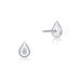 HEARTS ON FIRE 'LU' 18CT WHITE GOLD DIAMOND DROPLET STUD EARRINGS (Thumbnail 2)