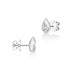 HEARTS ON FIRE 'LU' 18CT WHITE GOLD DIAMOND DROPLET STUD EARRINGS (Thumbnail 3)