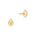HEARTS ON FIRE 'LU' 18CT YELLOW GOLD DIAMOND DROPLET STUD EARRINGS (Thumbnail 2)