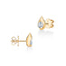 HEARTS ON FIRE 'LU' 18CT YELLOW GOLD DIAMOND DROPLET STUD EARRINGS (Thumbnail 3)