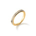 HEARTS ON FIRE 'BARRE' 18CT YELLOW GOLD PAVE DIAMOND BAND (Thumbnail 2)
