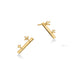 HEARTS ON FIRE 'BARRE' 18CT YELLOW GOLD FLOATING DIAMOND CLIMBER EARRINGS (Thumbnail 3)