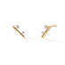 HEARTS ON FIRE 'BARRE' 18CT YELLOW GOLD FLOATING DIAMOND CLIMBER EARRINGS (Thumbnail 1)