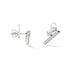 HEARTS ON FIRE 'BARRE' 18CT WHITE GOLD FLOATING DIAMOND PAVE CLIMBER EARRINGS (Thumbnail 3)