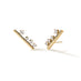 HEARTS ON FIRE 'BARRE' 18CT YELLOW GOLD FLOATING DIAMOND CLIMBER EARRINGS (Thumbnail 1)