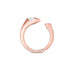 HEARTS ON FIRE 'LU' 18CT ROSE GOLD OPEN DIAMOND DROPLET RING (Thumbnail 3)