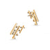 HEARTS ON FIRE 'BARRE' 18CT YELLOW GOLD MULTI-ROW CLIMBER DIAMOND EARRINGS (Thumbnail 3)