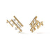 HEARTS ON FIRE 'BARRE' 18CT YELLOW GOLD MULTI-ROW CLIMBER DIAMOND EARRINGS (Thumbnail 1)