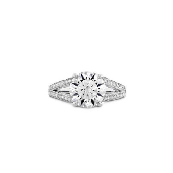 HEARTS ON FIRE ‘BEL FIORE’ PLATINUM 3.06 CT BESPOKE DIAMOND RING (Image 1)