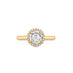HEARTS ON FIRE JULIETTE 18CT YELLOW GOLD 1.083CT DIAMOND HALO RING (Thumbnail 1)