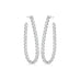 HEARTS ON FIRE SIGNATURE 18CT WHITE GOLD PEAR SHAPED DIAMONDS HOOPS - LARGE (Thumbnail 1)