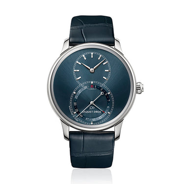 GRANDE SECONDE QUANTIÈME SATIN-BRUSHED BLUE