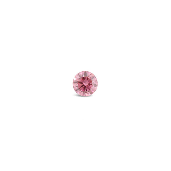 0.09CT FDP/SI2 ROUND BRILLIANT CUT LOOSE ARGYLE PINK DIAMOND  IGI COLLECTORS EDITION (Image 1)