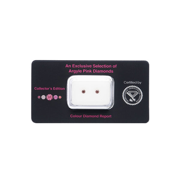 0.11CT = 2 FANCY DEEP PINK-1PR++ /SI1 ROUND BRILLIANT CUT LOOSE ARGYLE PINK DIAMOND  IGI COLLECTORS EDITION (Image 2)
