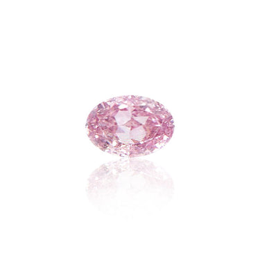 0.41CT FANCY PINK/SI2 OVAL CUT LOOSE ARGYLE PINK DIAMOND IGI COLLECTORS EDITION