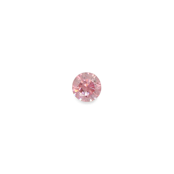 0.14CT FIP/SI2 ROUND BRILLIANT CUT ARGYLE PINK DIAMOND - IGI COLLECTORS EDITION (Image 1)