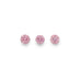 0.14CT = 3 X FANCY PINK/VVS1 ROUND BRILLIANT CUT ARGYLE PINK DIAMONDS - IGI COLLECTORS EDITION (Thumbnail 1)