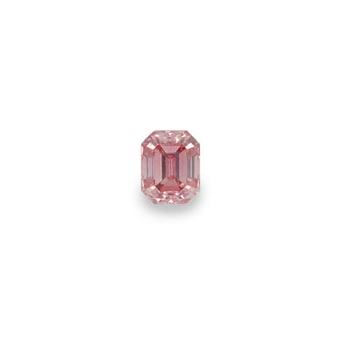 0.38CT FANCY INTENSE PINK/VS2 EMERALD CUT ARGYLE PINK DIAMOND - IGI COLLECTORS EDITION