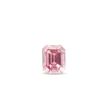 0.38CT 4P/SI2 EMERALD CUT ARGYLE PINK DIAMOND IGI COLLECTORS EDITION