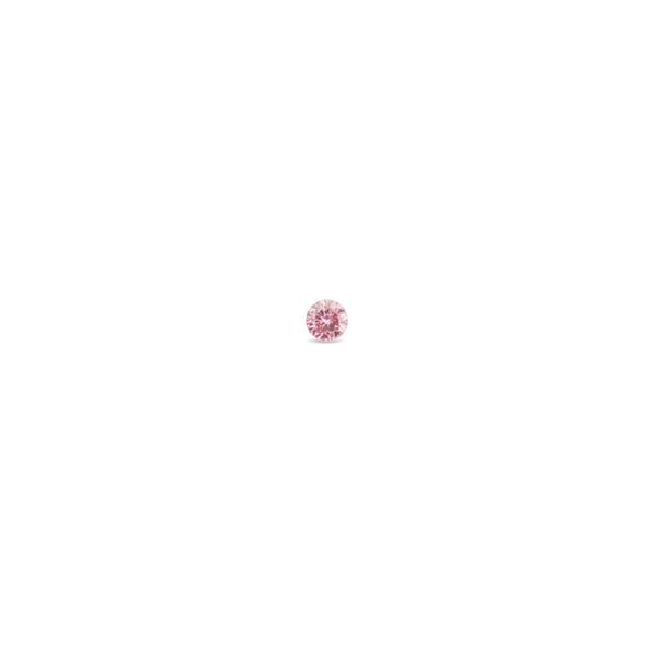 0.04CT FANCY VIVID PURPLISH PINK-4PP/SI2 ROUND BRILLIANT CUT ARGYLE PINK DIAMOND - IGI COLLECTORS EDITION (Image 1)