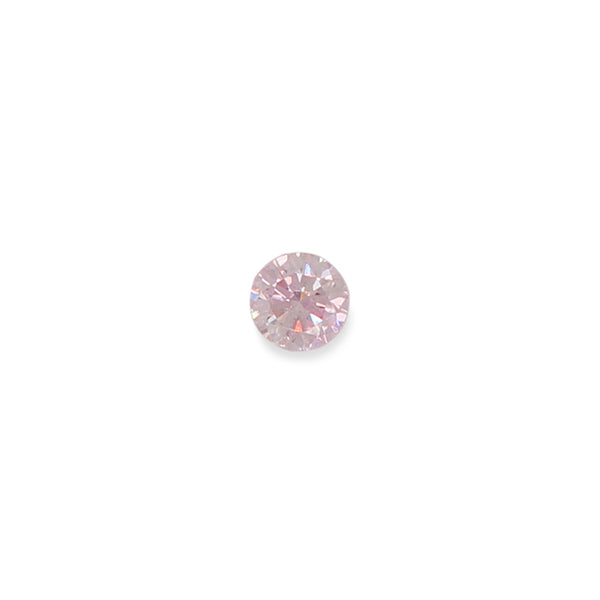 0.09CT FANCY INTENSE PINK/SI1 ROUND BRILLIANT CUT ARGYLE PINK DIAMOND - IGI COLLECTORS EDITION (Image 1)
