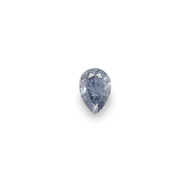 0.25CT FANCY GREY BLUE/VS2 PEARSHAPED ARGYLE PINK DIAMONDS - IGI COLLECTORS EDITION