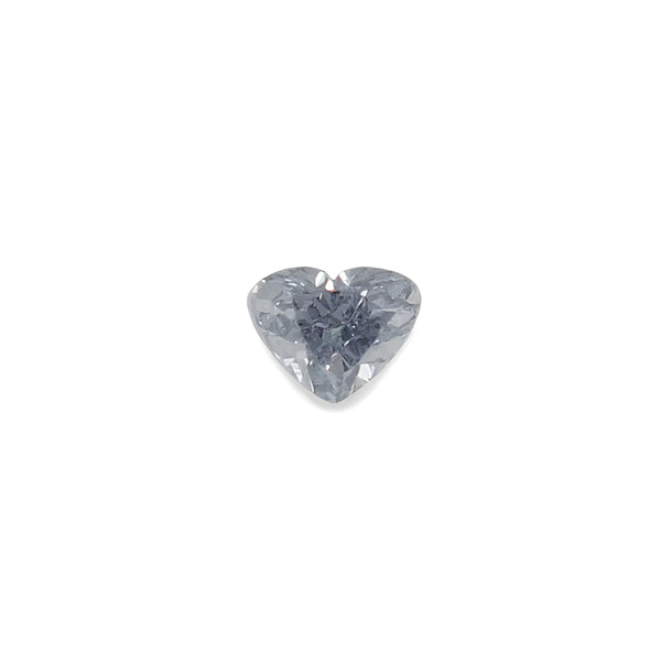 0.15CT FANCY BLUE-GREY/SI2 HEART SHAPED ARGYLE PINK DIAMOND - IGI COLLECTORS EDITION (Image 1)