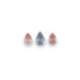 0.24CT = 3 X FANCY INTENSE PINK-FANCY INTENSE BLUISH GREY/SI1 PEARSHAPED ARGYLE PINK DIAMONDS - IGI COLLECTORS EDITION (Thumbnail 1)