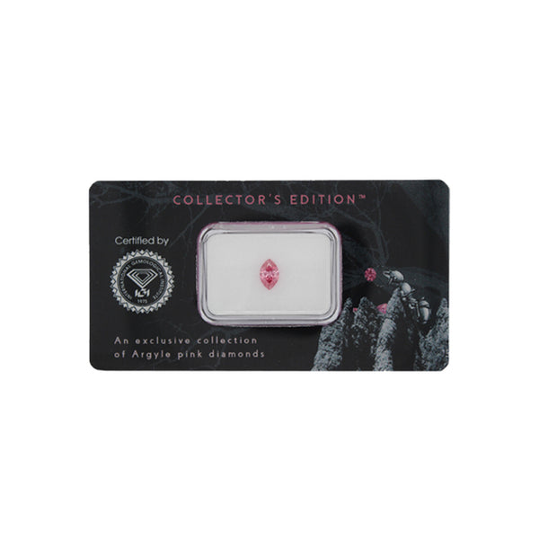 0.33CT FANCY VIVID PINK/SI1-3PP+ MARQUISE SHAPE ARGYLE PINK DIAMOND - IGI COLLECTORS EDITION (Image 2)