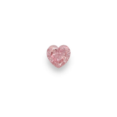 0.13CT FANCY INTENSE PINK/VS2 HEART SHAPED ARGYLE PINK DIAMONDS - IGI COLLECTORS EDITION