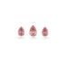 0.19CT = 3 X FANCY INTENSE ORANGE PINK-FANCY INTENSE PINK/VS2 PEARSHAPED ARGYLE PINK DIAMONDS - IGI COLLECTORS EDITION (Thumbnail 1)