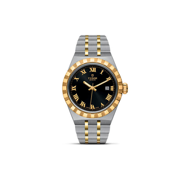 TUDOR ROYAL DATE STEEL & YELLOW GOLD 28MM (Image 1)