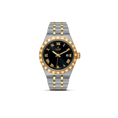 TUDOR ROYAL DATE STEEL & YELLOW GOLD 28MM