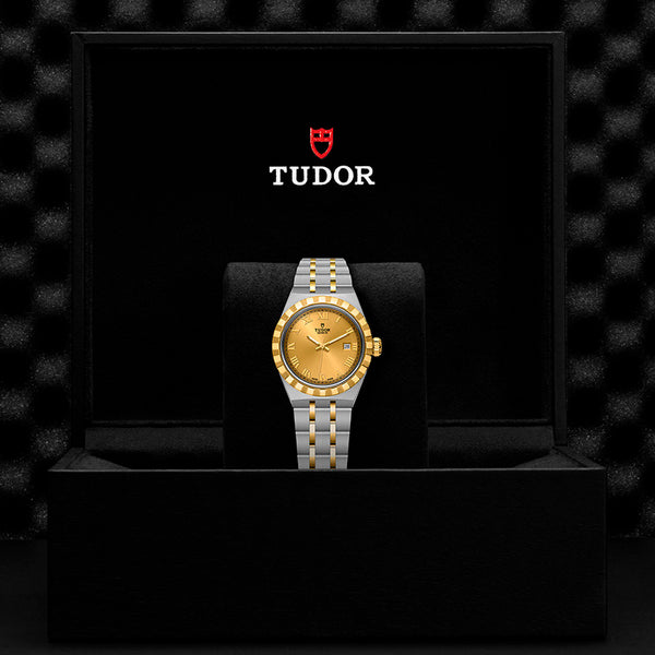 TUDOR ROYAL DATE STEEL & YELLOW GOLD 28MM (Image 3)