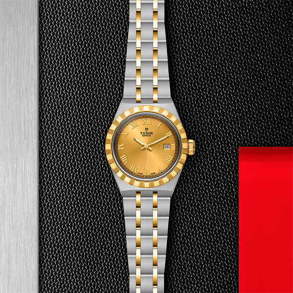 TUDOR ROYAL DATE STEEL & YELLOW GOLD 28MM (Image 2)