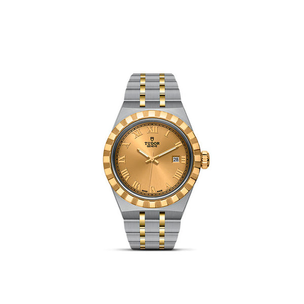 TUDOR ROYAL DATE STEEL & YELLOW GOLD 28MM (Image 1)