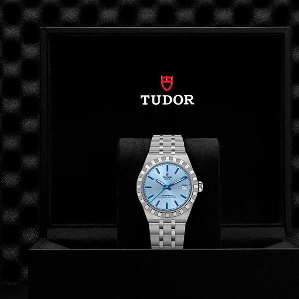 TUDOR ROYAL 36 STAINLESS STEEL BLUE INDEX BLUE (Image 3)
