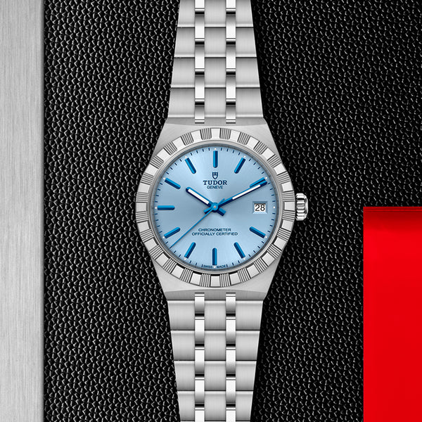 TUDOR ROYAL 36 STAINLESS STEEL BLUE INDEX BLUE (Image 2)