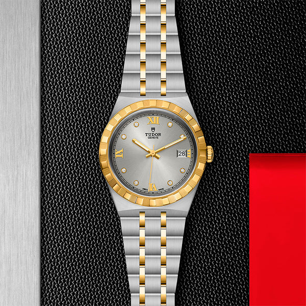 TUDOR ROYAL DATE STEEL & YELLOW GOLD 38MM (Image 2)