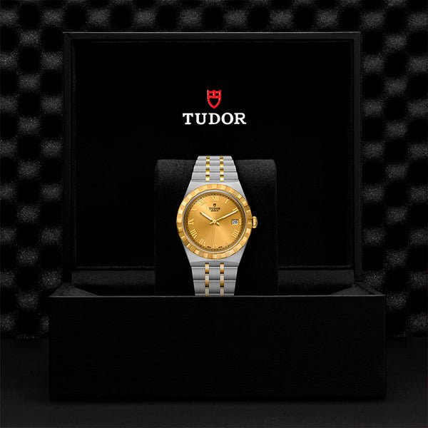 TUDOR ROYAL DATE STEEL & YELLOW GOLD 38MM (Image 3)