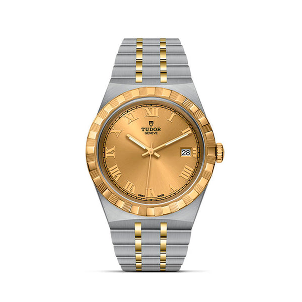 TUDOR ROYAL DATE STEEL & YELLOW GOLD 38MM (Image 1)