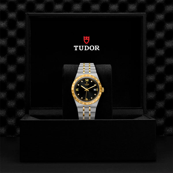 TUDOR ROYAL DATE STEEL & YELLOW GOLD 38MM (Image 3)